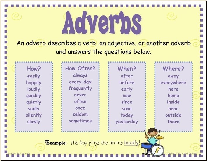 Verbs and Adverbs