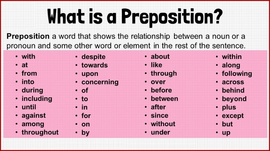 Prepositions