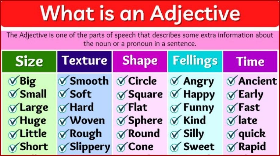 Adjectives