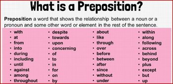Prepositions